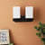 Silver Glass Wall Sconces Lights- 1775-2W - Without Bulb - top_view