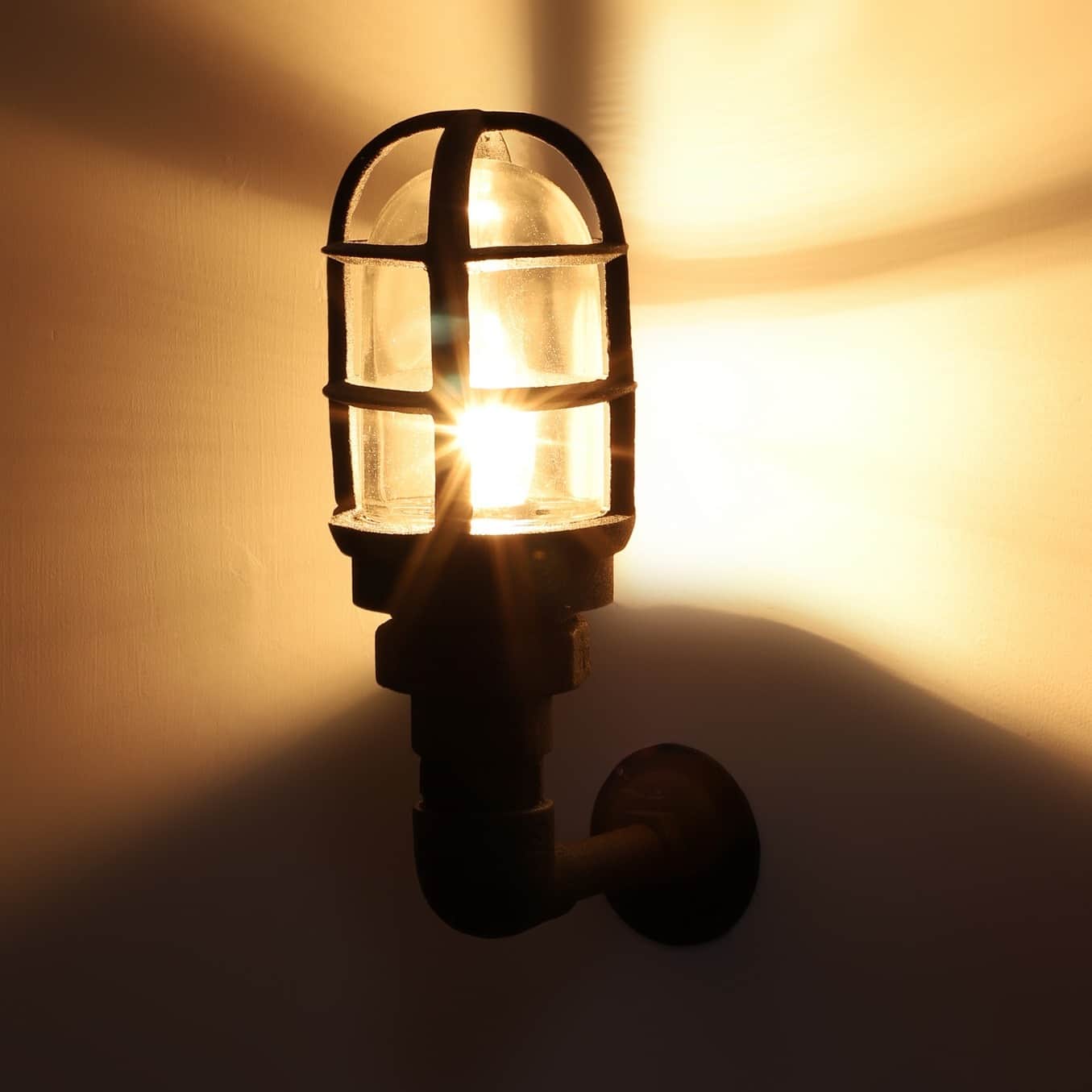 Black Metal Outdoor Wall Light OZW-1112-Outdoor - Without Bulb - top_view