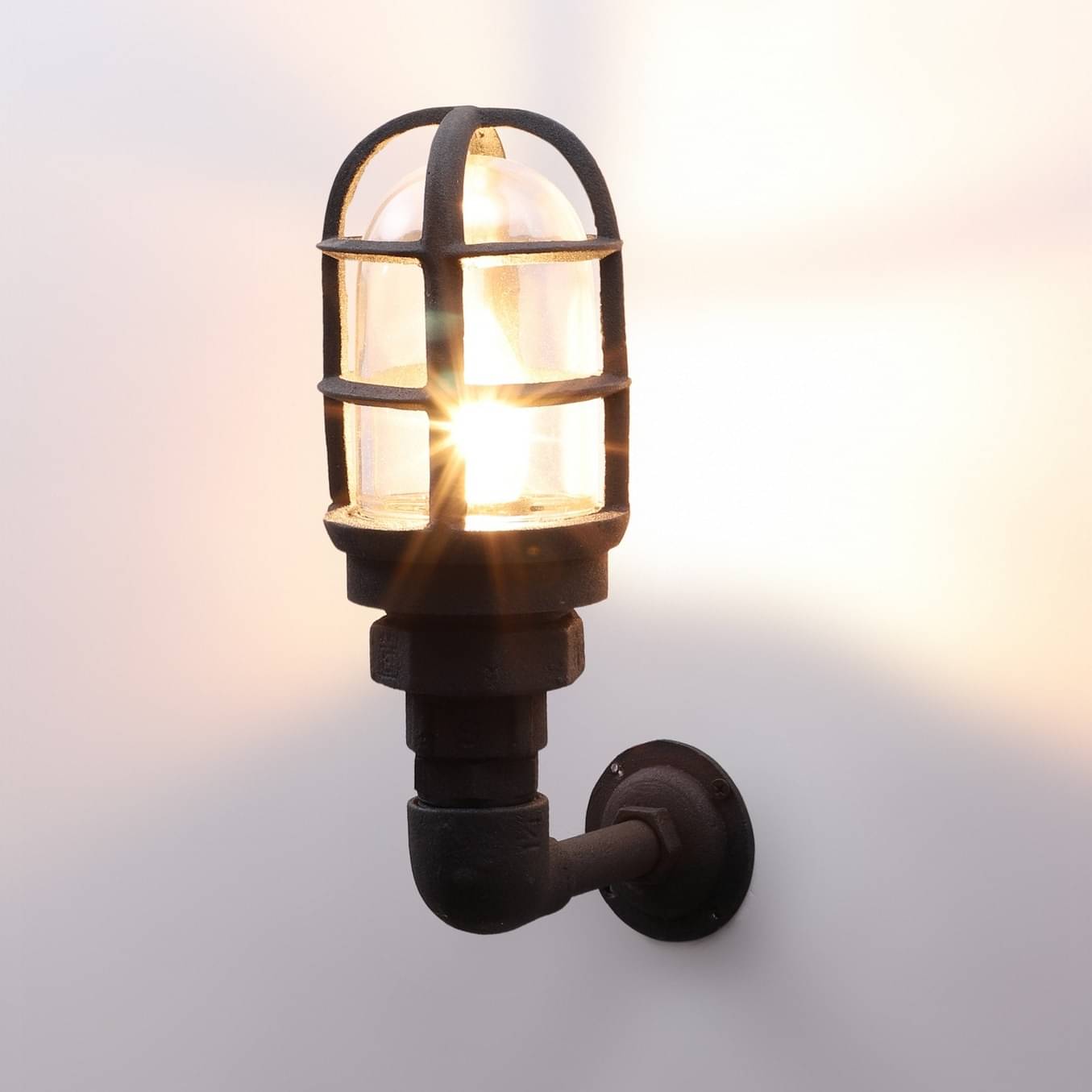 Black Metal Outdoor Wall Light OZW-1112-Outdoor - Without Bulb