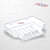 Aquabath Unbreakable Plastic Hanging & Flooring SOAP Dish/SOAP Holder/Bathroom Accessories for Bathroom Square Shape - (Pack of 2)  (Transparent) - photo