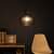 Black Metal Single Hanging Light- RA-401-HL-BK - Without Bulb - rear_view