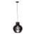 Black Metal Single Hanging Light- RA-401-HL-BK - Without Bulb - left_view