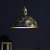 Gold Metal Single Hanging Lights- KATORA-HL-AB - without Bulb - rear_view