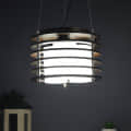 Brown Wood 12inch 3 Light Chandelier- without Bulb - rear_view