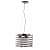 Brown Wood 12inch 3 Light Chandelier- without Bulb - left_view