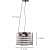 Brown Wood 12inch 3 Light Chandelier- without Bulb - right_view