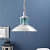 Apollo White Metal Hanging Light  - without Bulb - top_view
