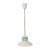 Apollo White Metal Hanging Light  - without Bulb - left_view