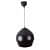 Black Gold Metal Hanging Light- Bk-Helmet-Gd - without Bulb - left_view