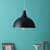 Black Yellow Metal Hanging Light M-4-BK-YL - without Bulb - top_view