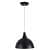 Black Yellow Metal Hanging Light M-4-BK-YL - without Bulb - right_view