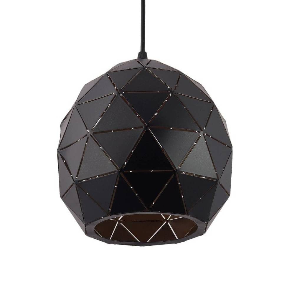 Black Gold Metal Hanging Light Without Bulb