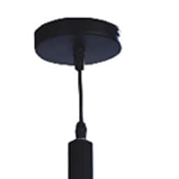 Indoor Hanging Light (Matt Black & Gold) E27 Holder ( Without Lamp ) - top_view