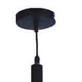 Indoor Hanging Light (Matt Black & Gold) E27 Holder ( Without Lamp ) - top_view
