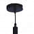 Indoor Hanging Light (Matt Black & Gold) E27 Holder ( Without Lamp ) - top_view