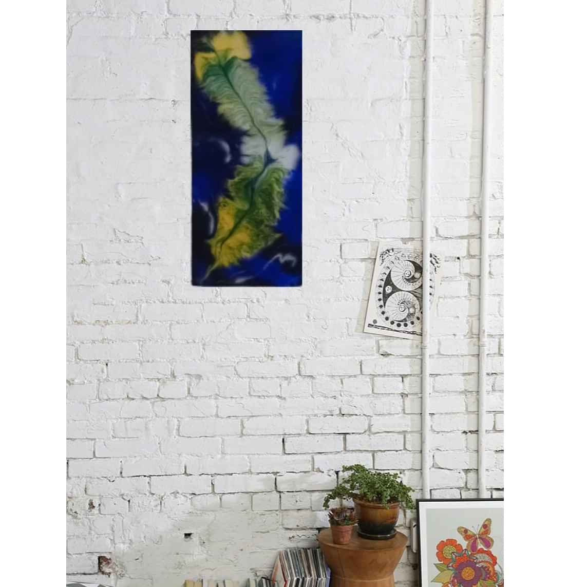 Epoxy Resin Wall Art (9 x 20 Inch) - photo