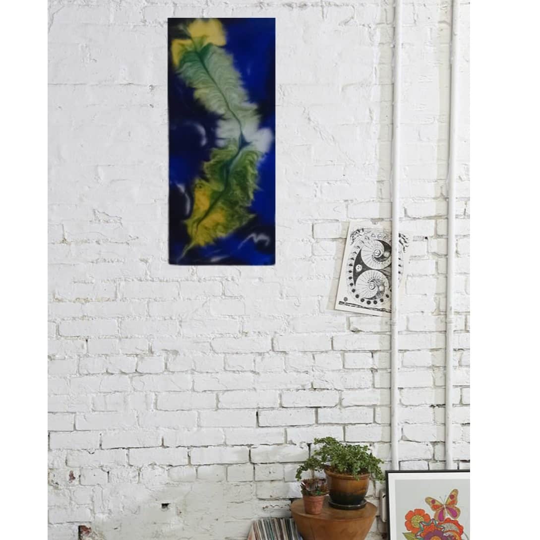 Epoxy Resin Wall Art (9 x 20 Inch) - front_view