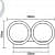 24 W Indoor LED Wall Lamp - bottom_view