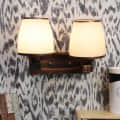 Wooden Metal Wall Light- 2020-2W - without Bulb - photo