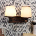 Wooden Metal Wall Light- 2020-2W - without Bulb - front_view