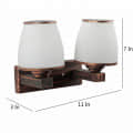 Wooden Metal Wall Light- 2020-2W - without Bulb - right_view