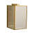 Gold Glass Wall Sconces - without Bulb - front_view