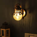 Brass Metal Wall Light- 851-1W - without Bulb - bottom_view