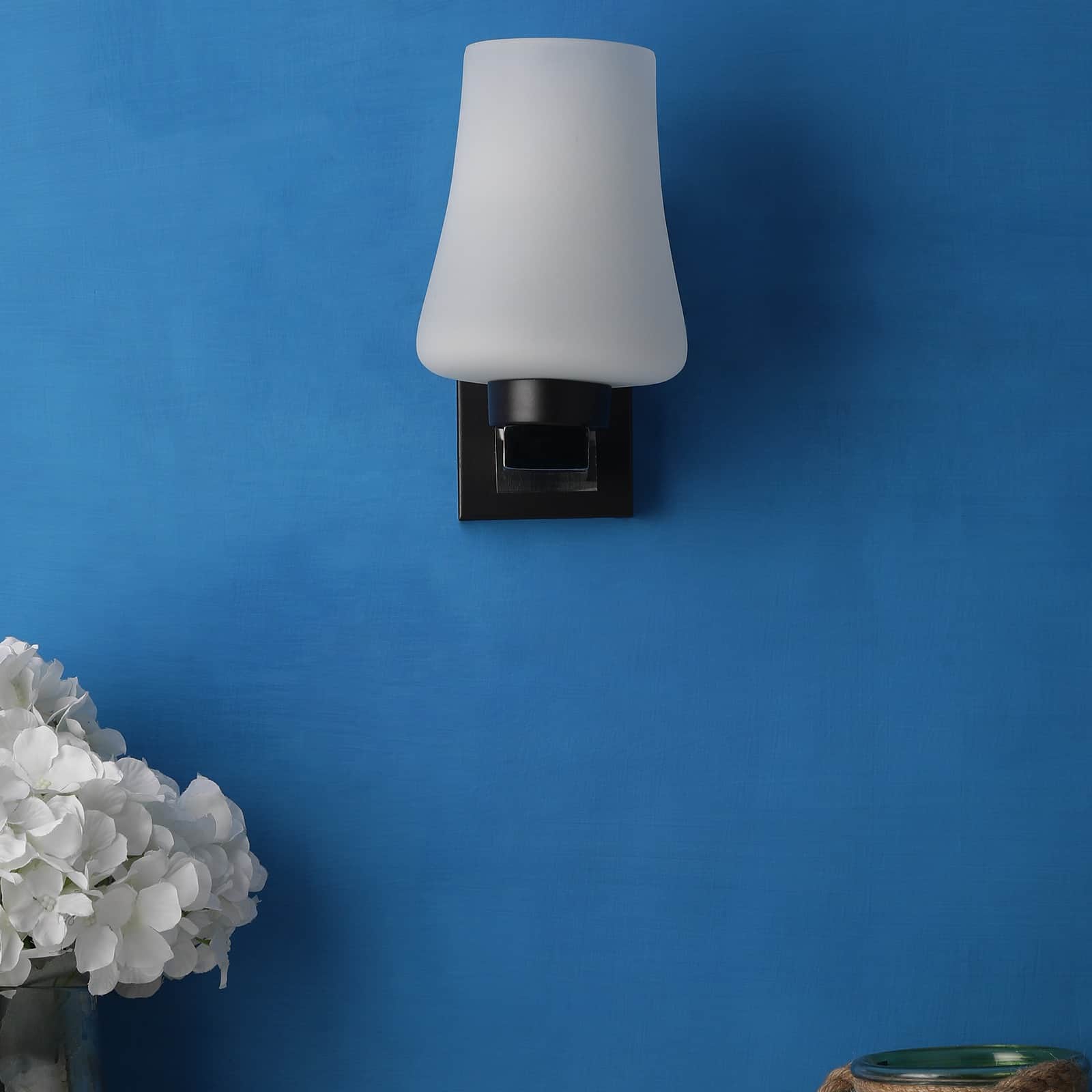Brown Metal Wall Light - 931-N-1W - without Bulb - top_view