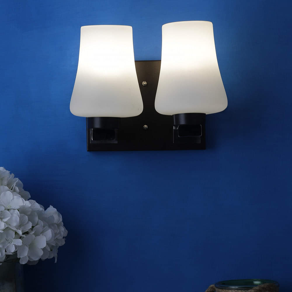 Brown Metal Wall Light -  without Bulb - photo