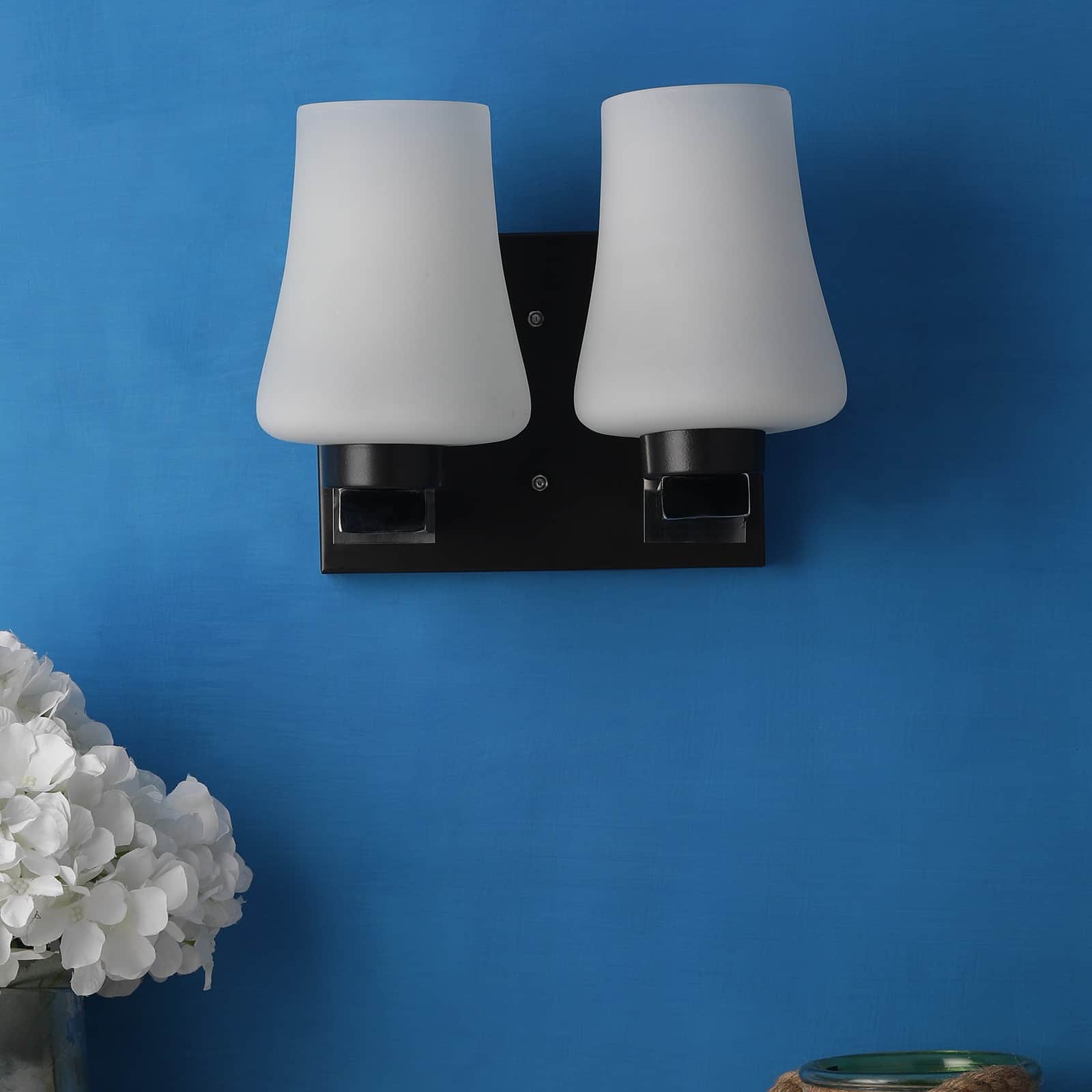 Brown Metal Wall Light -  without Bulb - top_view