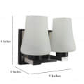 Brown Metal Wall Light -  without Bulb - right_view