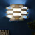 White Metal Wall Light - without Bulb - photo