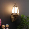 Antique Brass Metal Outdoor Wall Light -without Bulb - photo