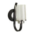 Black Glass Wall Sconces-  without Bulb - front_view