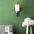 Black Glass Wall Sconces-  without Bulb - left_view