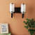 Black Glass Wall Sconces - without Blub - left_view
