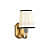 Gold Fabric Wall Sconces - right_view