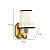 Gold Fabric Wall Sconces - bottom_view