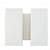 Luker White LED Wall Light - front_view