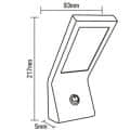 9 W Indoor Wall Light Warm White LBSL9 - bottom_view