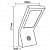 9 W Indoor Wall Light Warm White LBSL9 - bottom_view