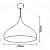 Indoor Hanging Light Warm White LHL201 - bottom_view