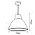 12 W Indoor Hanging Light LHL203 - bottom_view