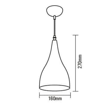 Hanging Lamp LSL210 - bottom_view