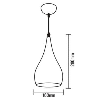 Hanging Lamp LSL211-1 - bottom_view