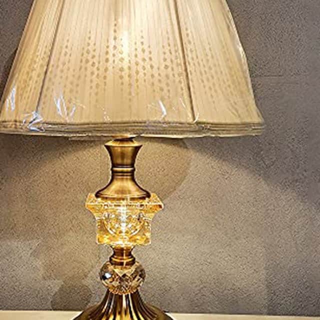 Antique Gold Table Lamp For Home Decoration - left_view