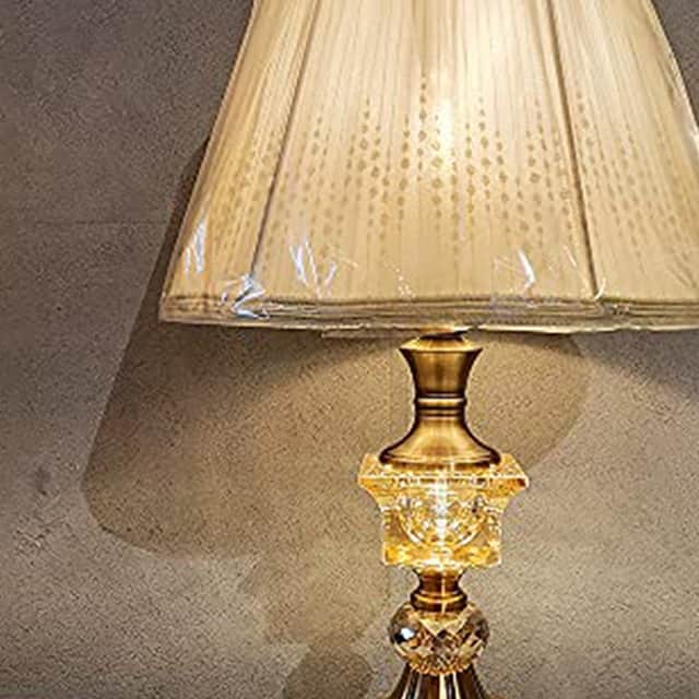 Antique Gold Table Lamp For Home Decoration - right_view