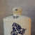 White Floral Design Beautiful Flower Vase Planter - top_view