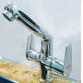 Center Hole Basin Mixer - top_view