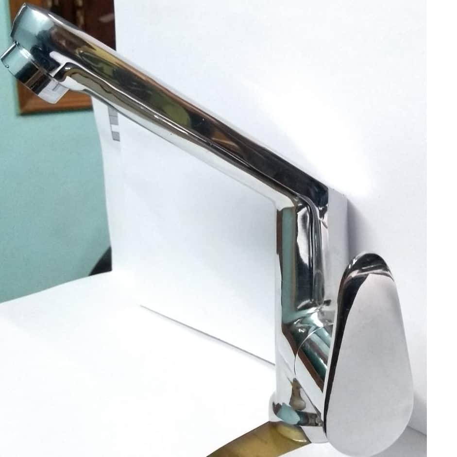 Swan Neck Deck Mounted Tap - rear_view